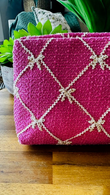 Pink Bow Makeup Toiletries Bag