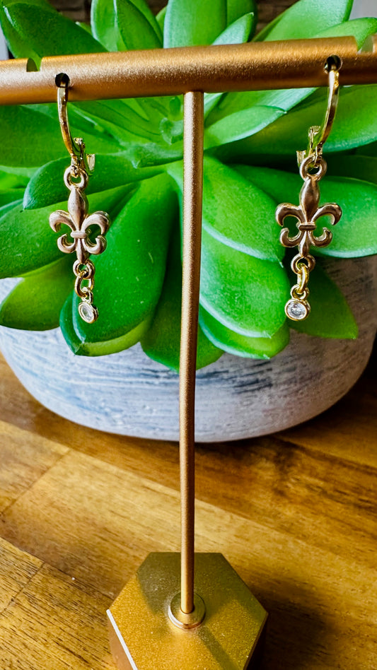 Fleur De Lis Earrings