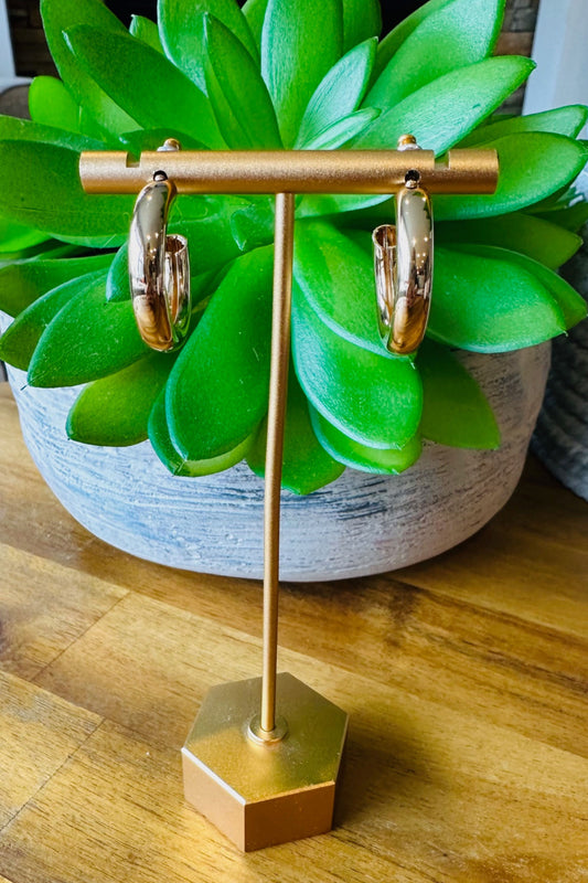 Gold Hoop Earrings