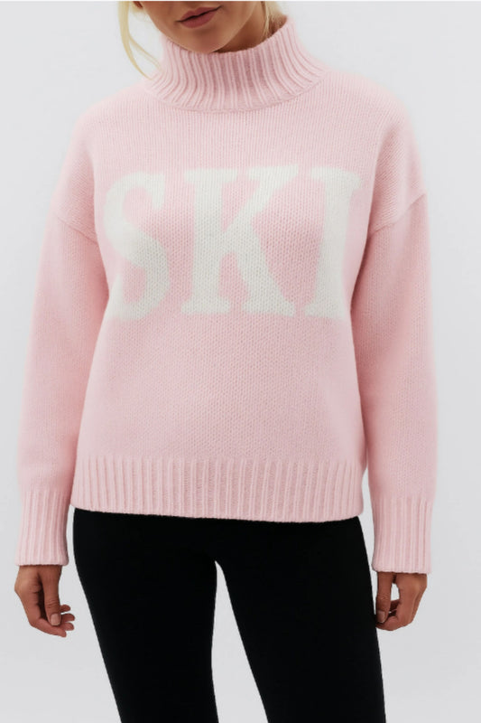 Pink Ski Sweater