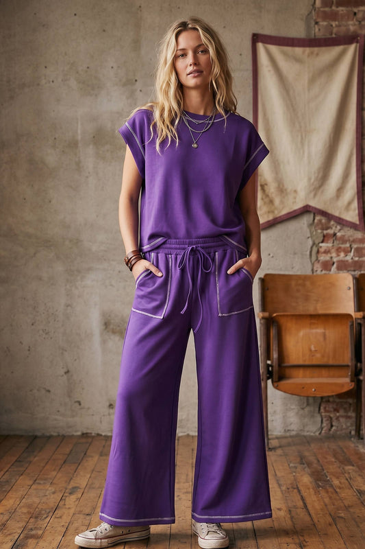 Purple Lounge Set