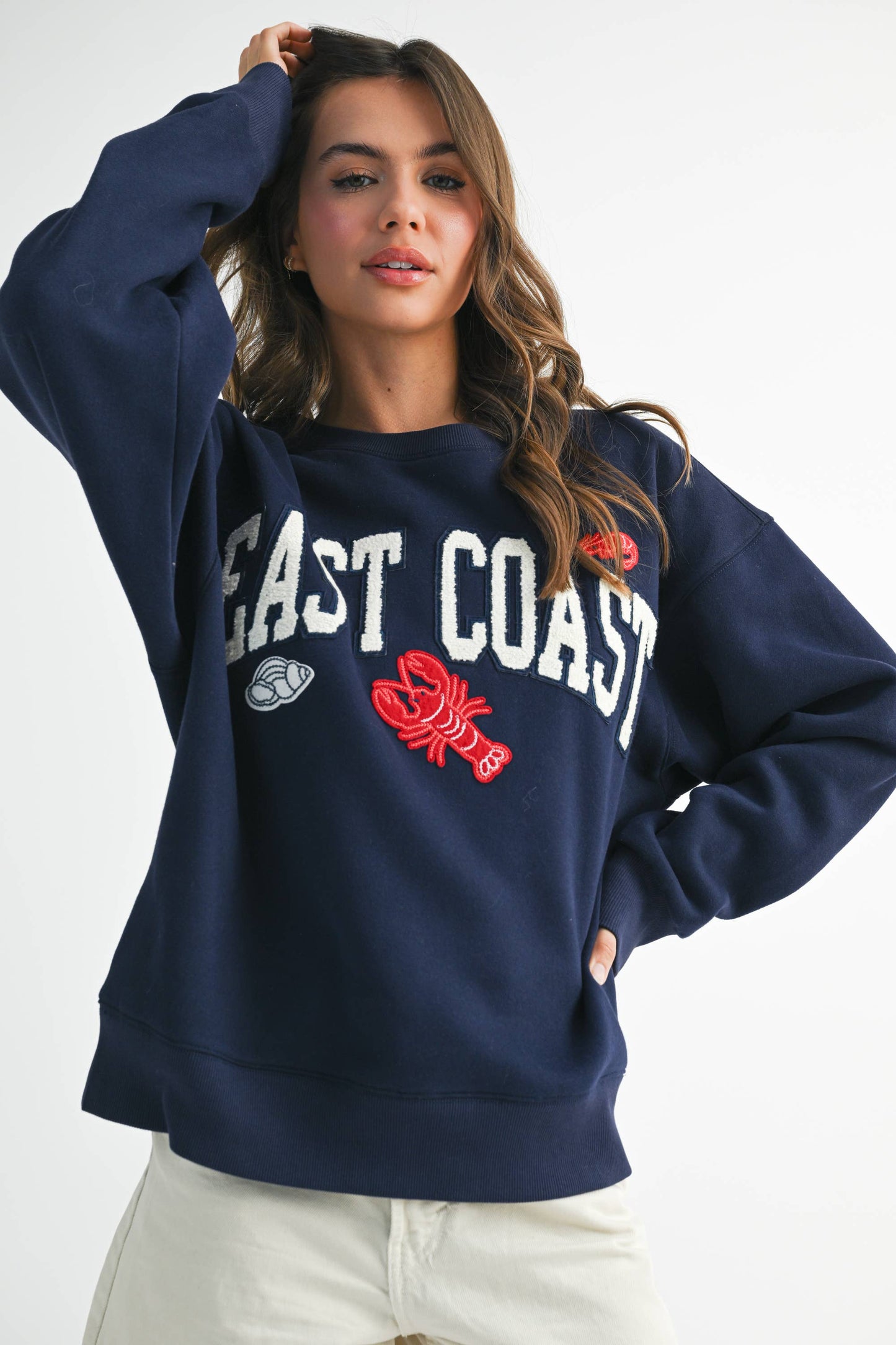 East Coast Navy Blue Sweatshirt