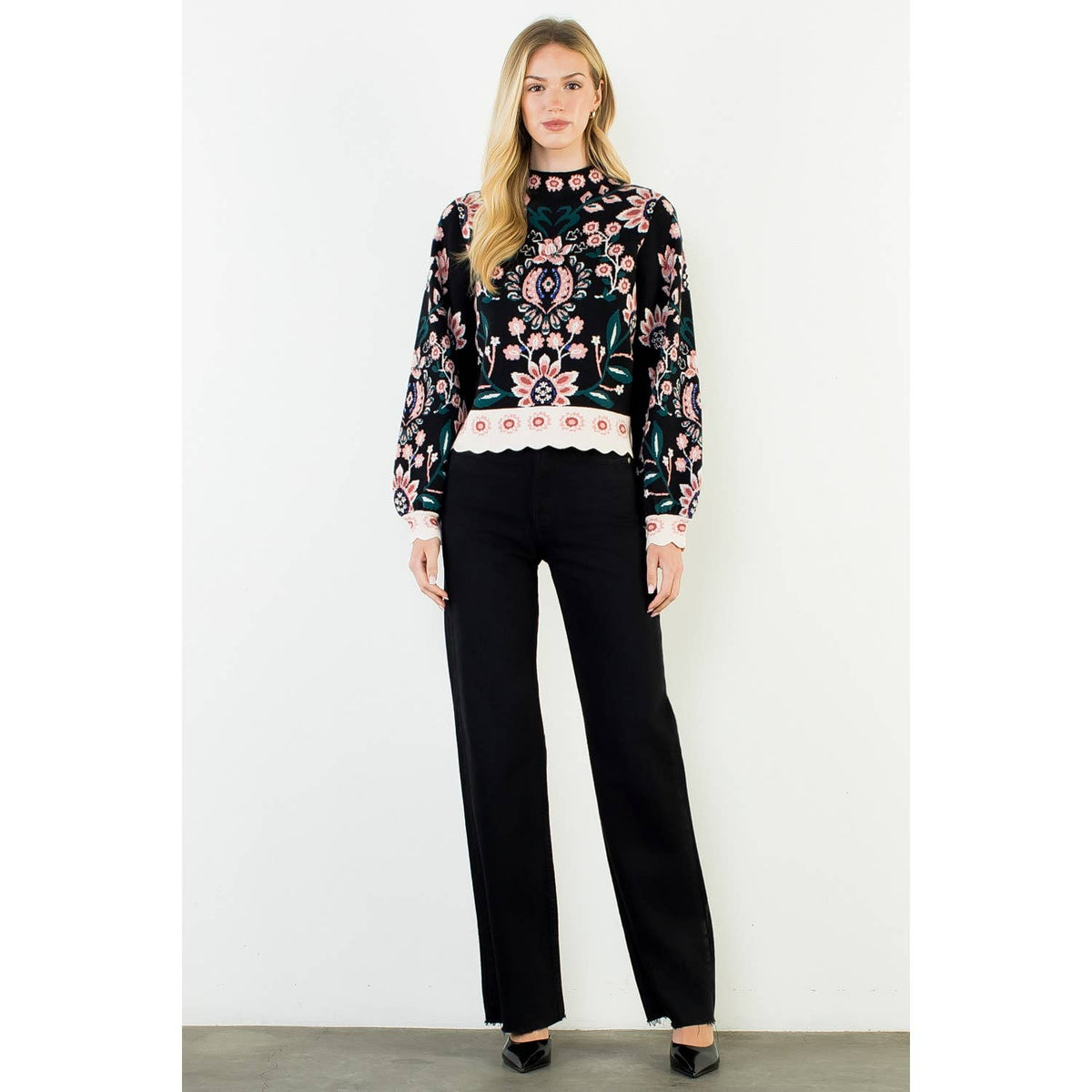 THML Floral Sweater