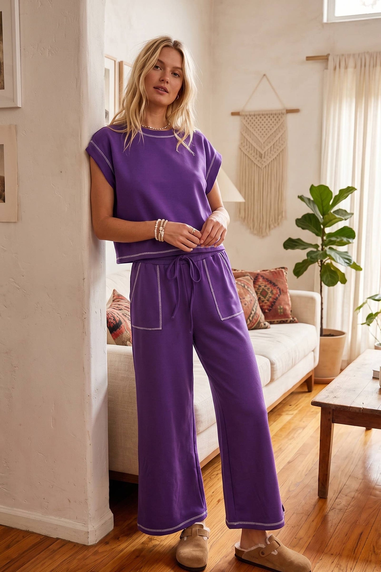 Purple Lounge Set