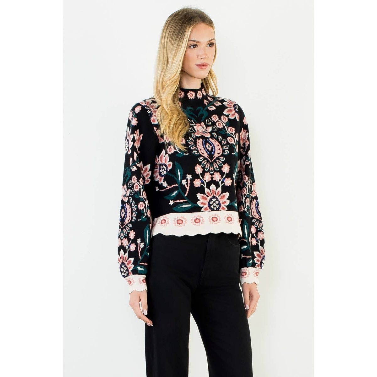 THML Floral Sweater