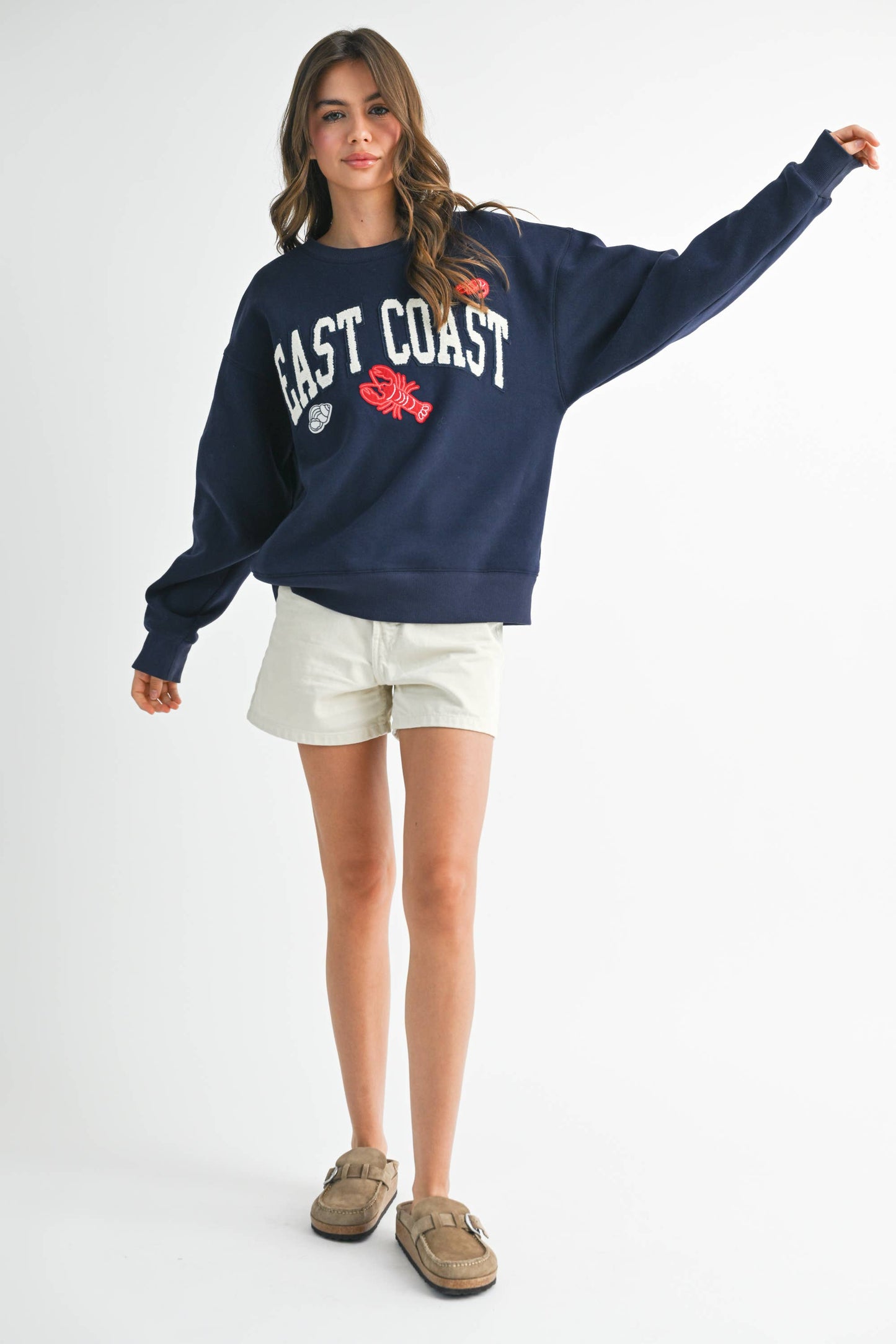 East Coast Navy Blue Sweatshirt