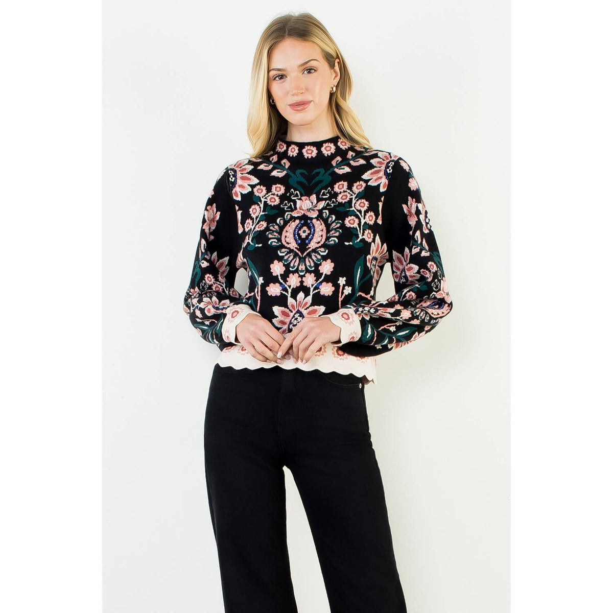 THML Floral Sweater