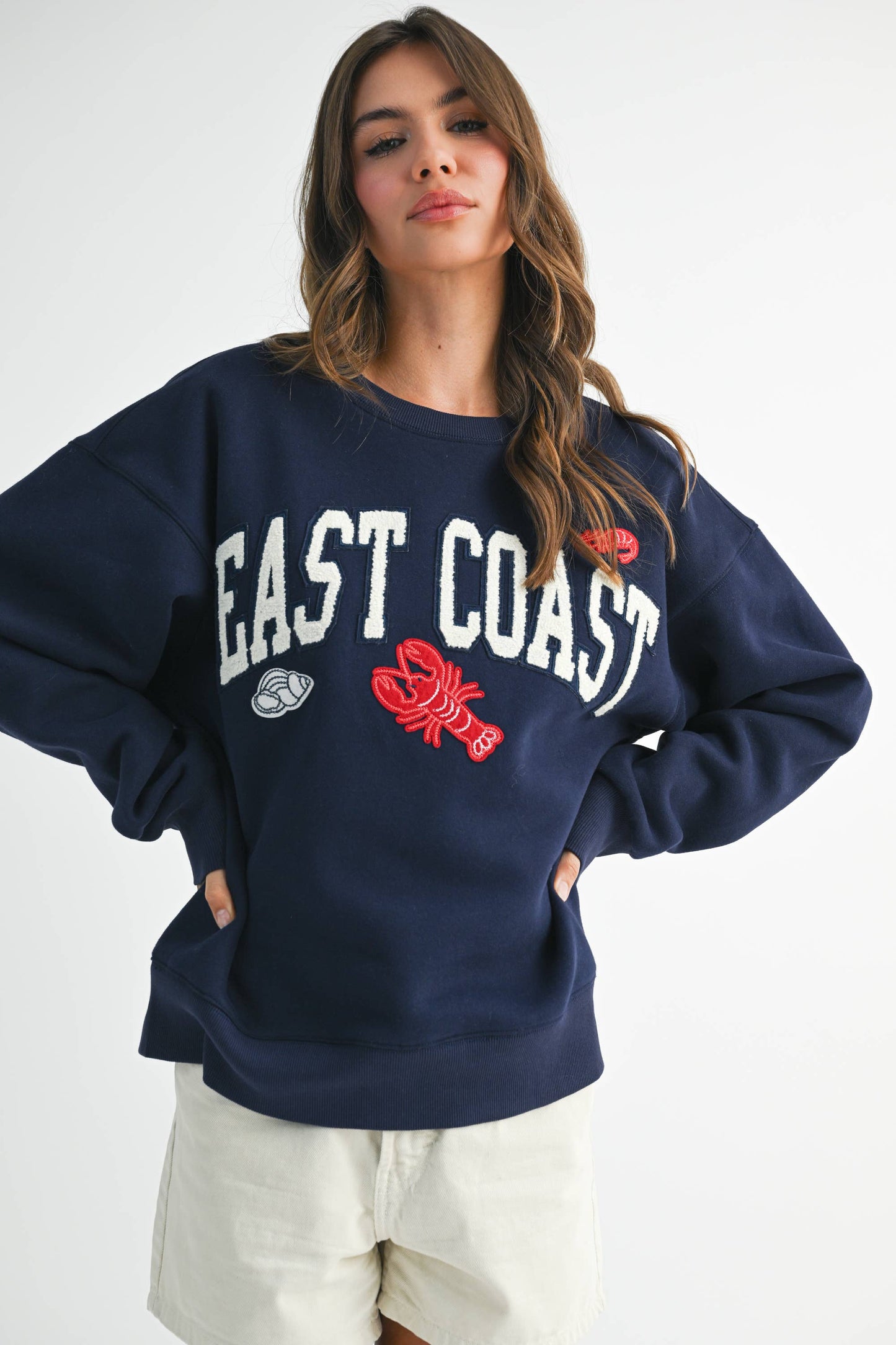 East Coast Navy Blue Sweatshirt