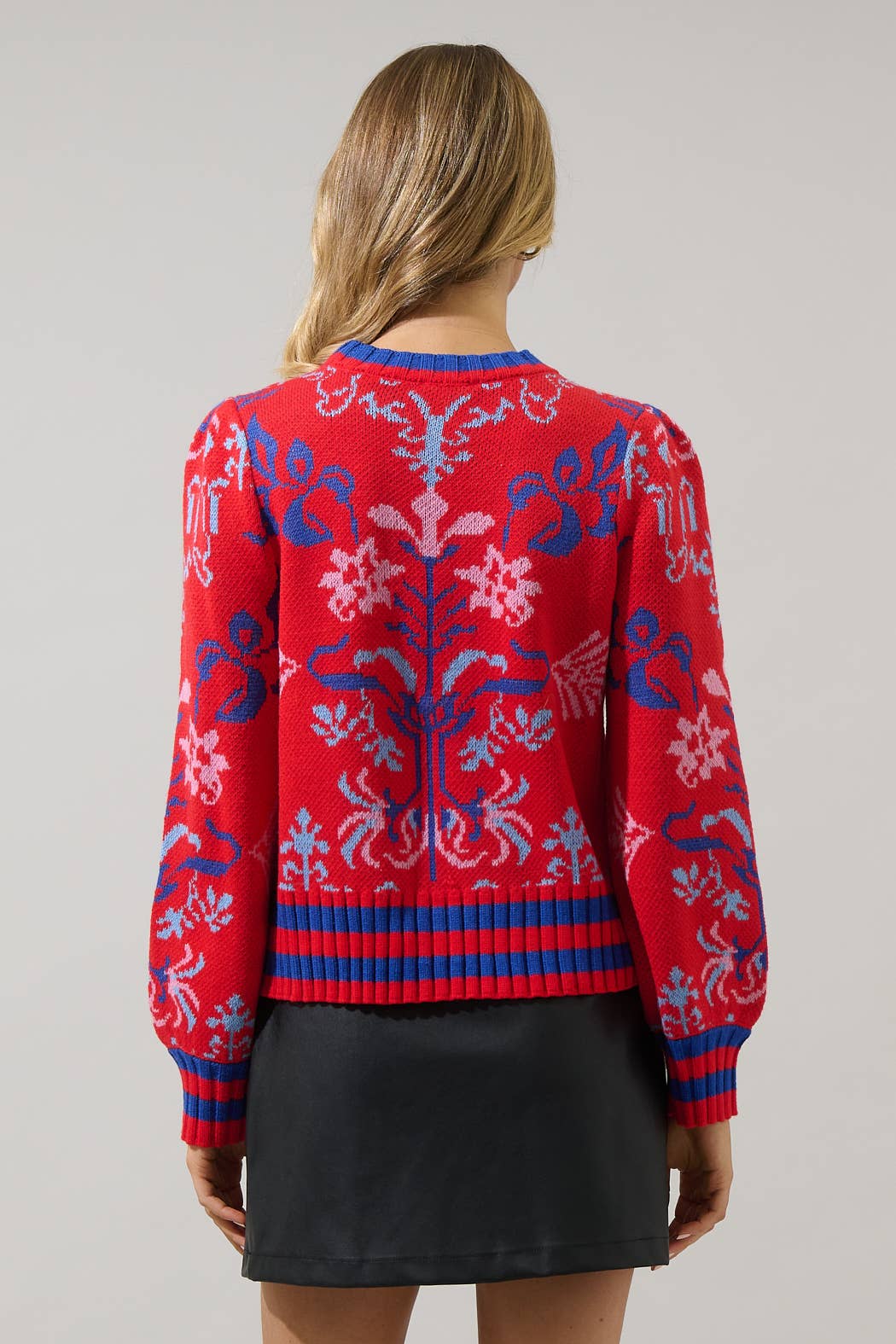 Sugarlips Red Long Sleeve Sweater