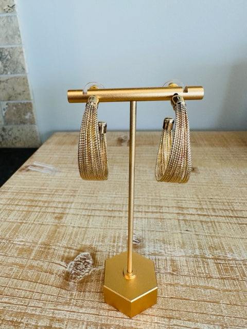 Gold & Bold Hoop Earrings