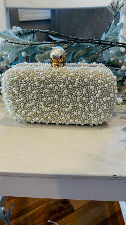 Pearl Clutch Bag