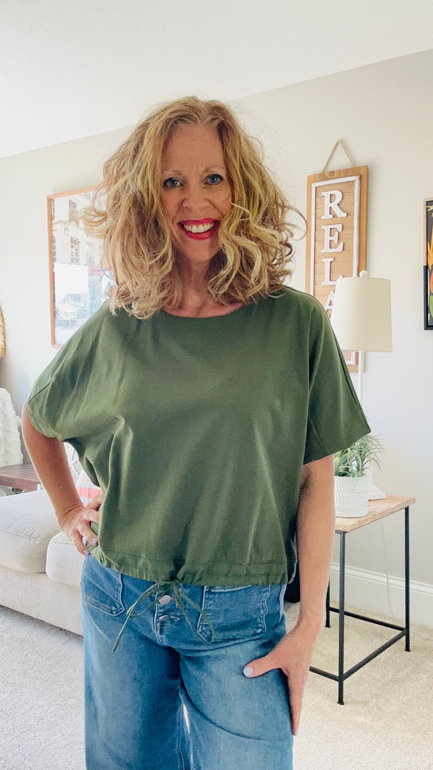 Entro Olive Green Top