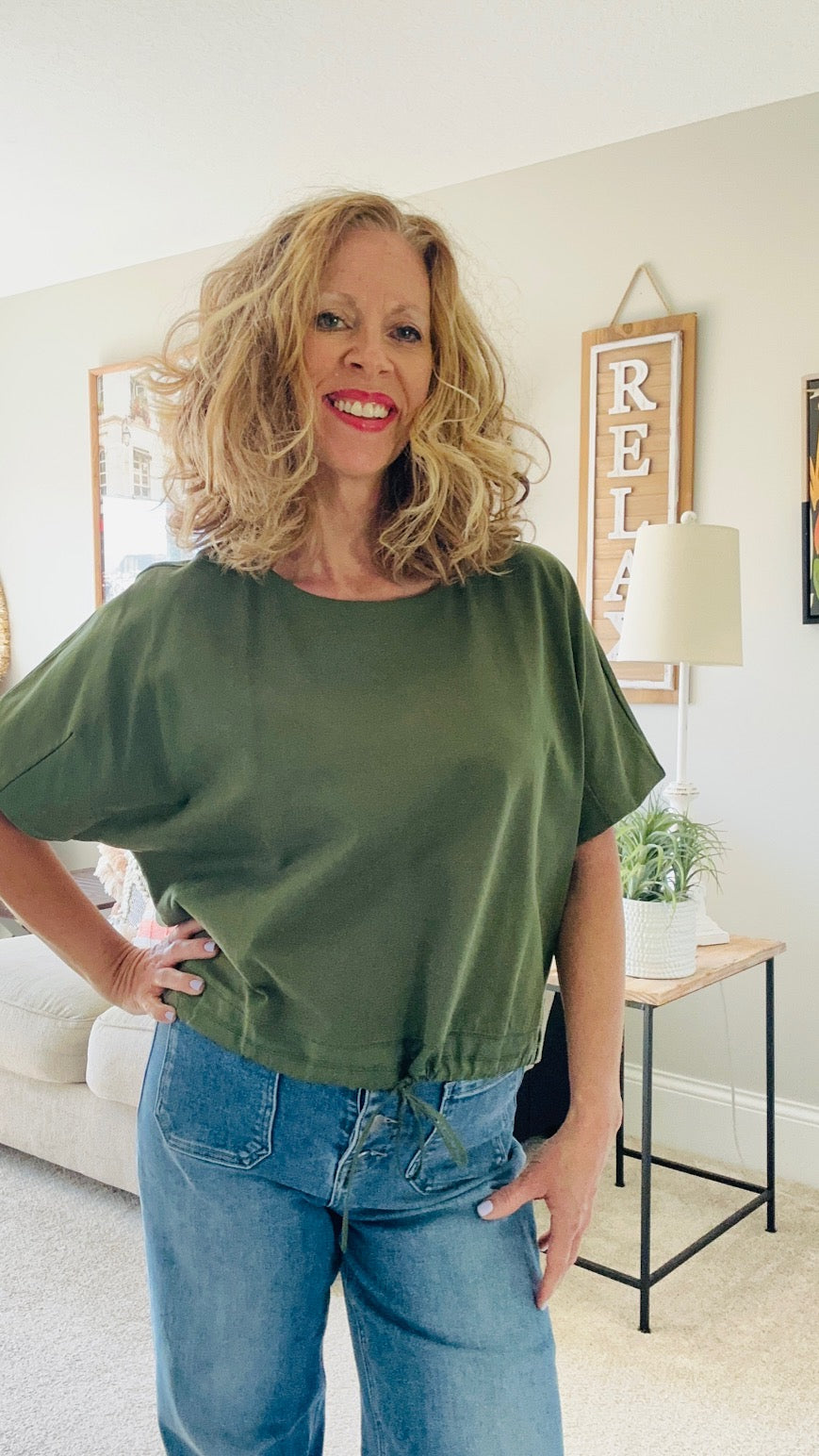 Entro Olive Green Top