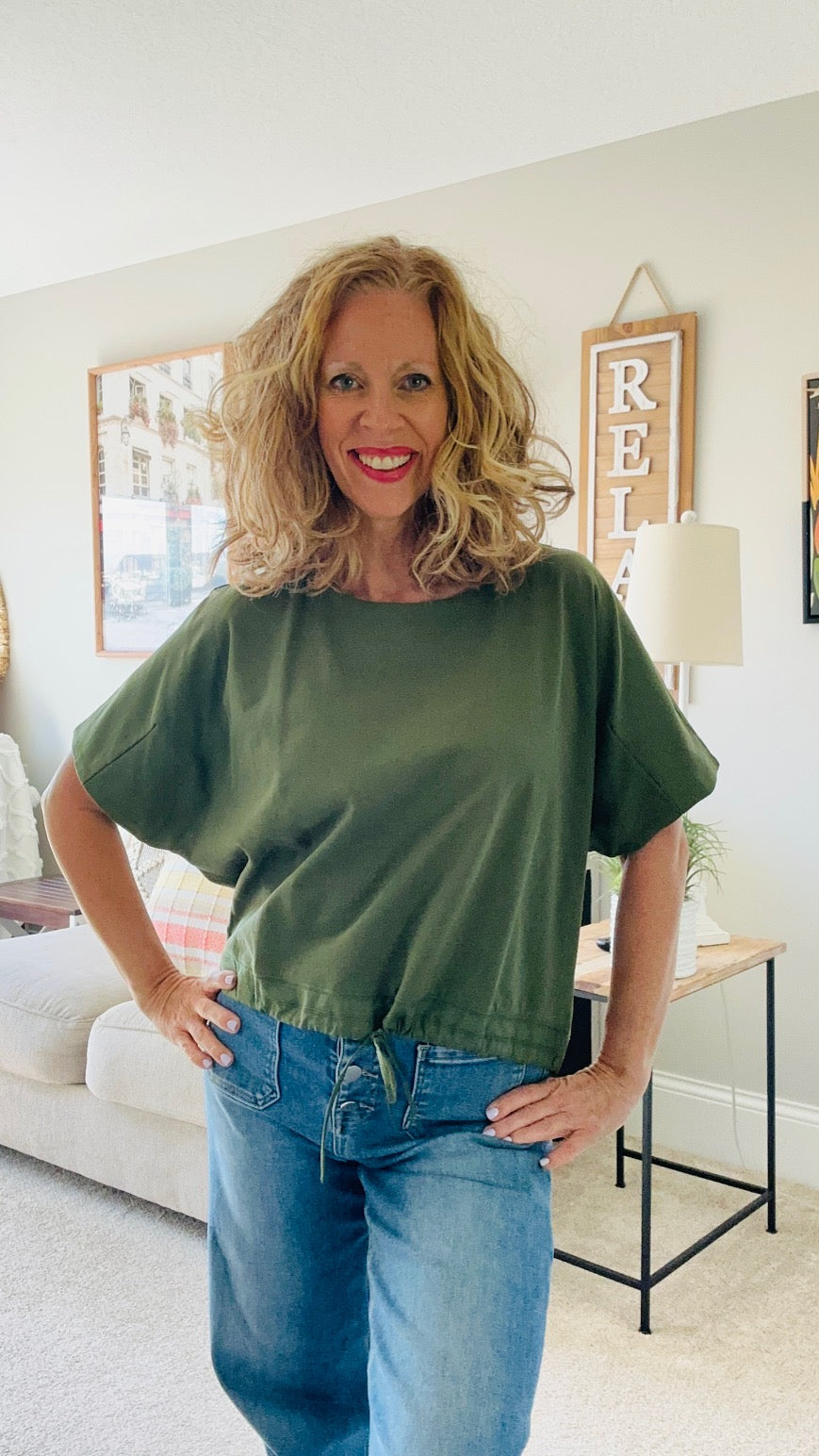 Entro Olive Green Top