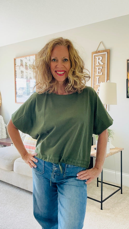 Entro Olive Green Top