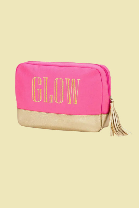Gold Glow Cabana Cosmetic Bag