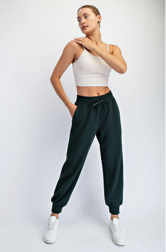 Rae Mode Black Modal Scuba Jogger Pants