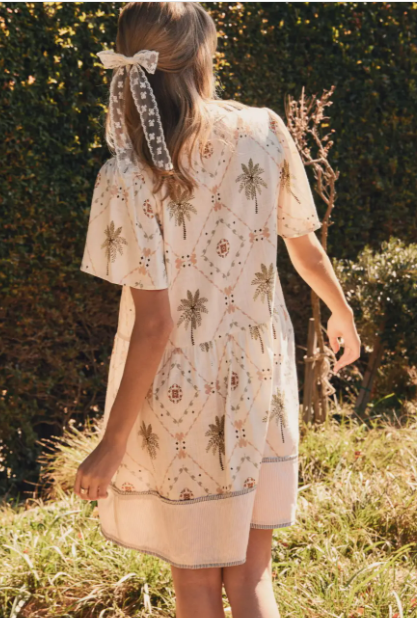 Oddi Tropical Printed Woven Mini Dress