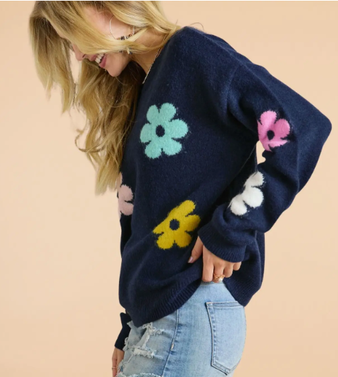 Adora Flower Sweater