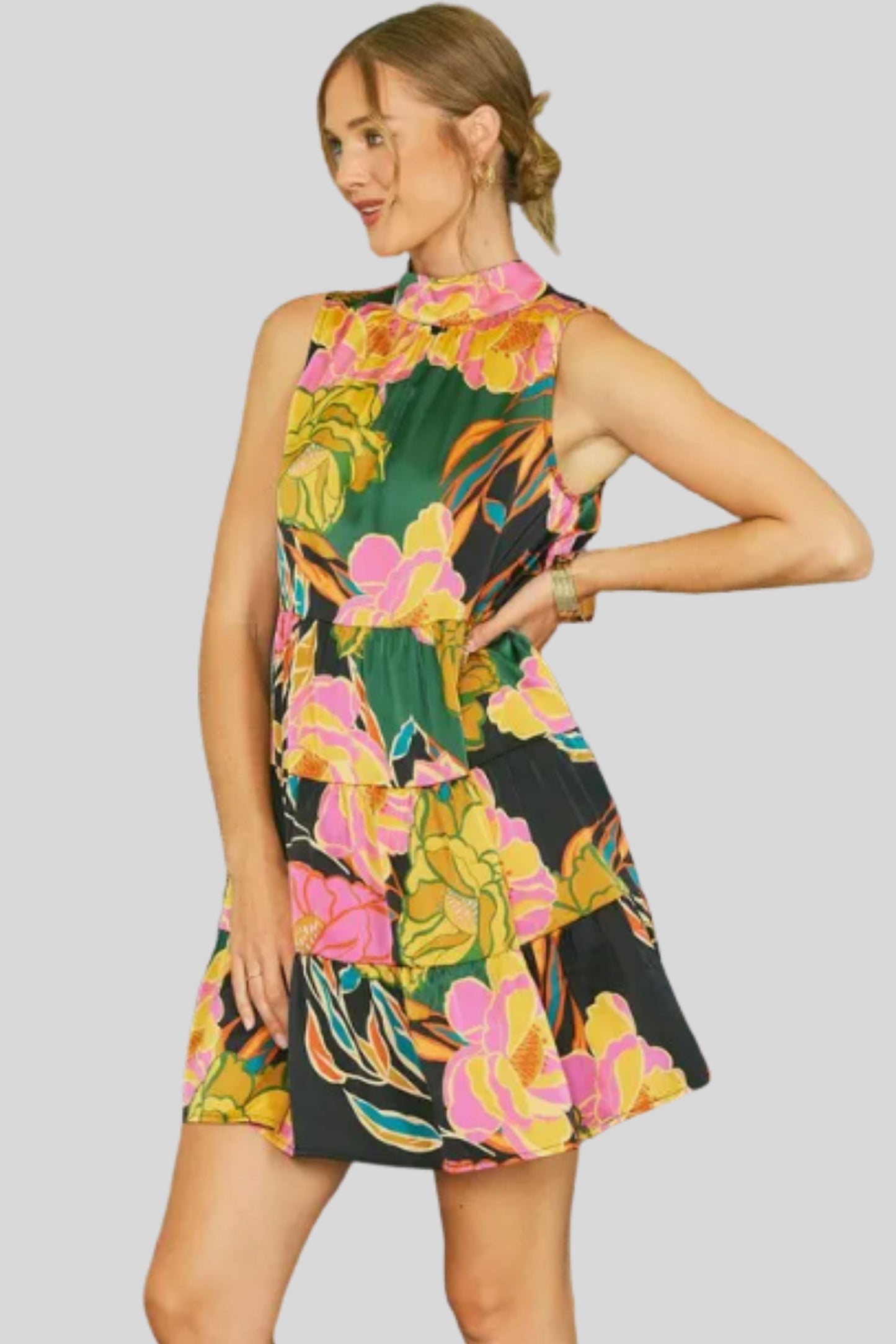 Flower Print Dress