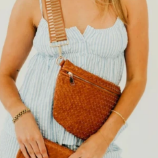 Brown Westlyn Woven Bum Bag