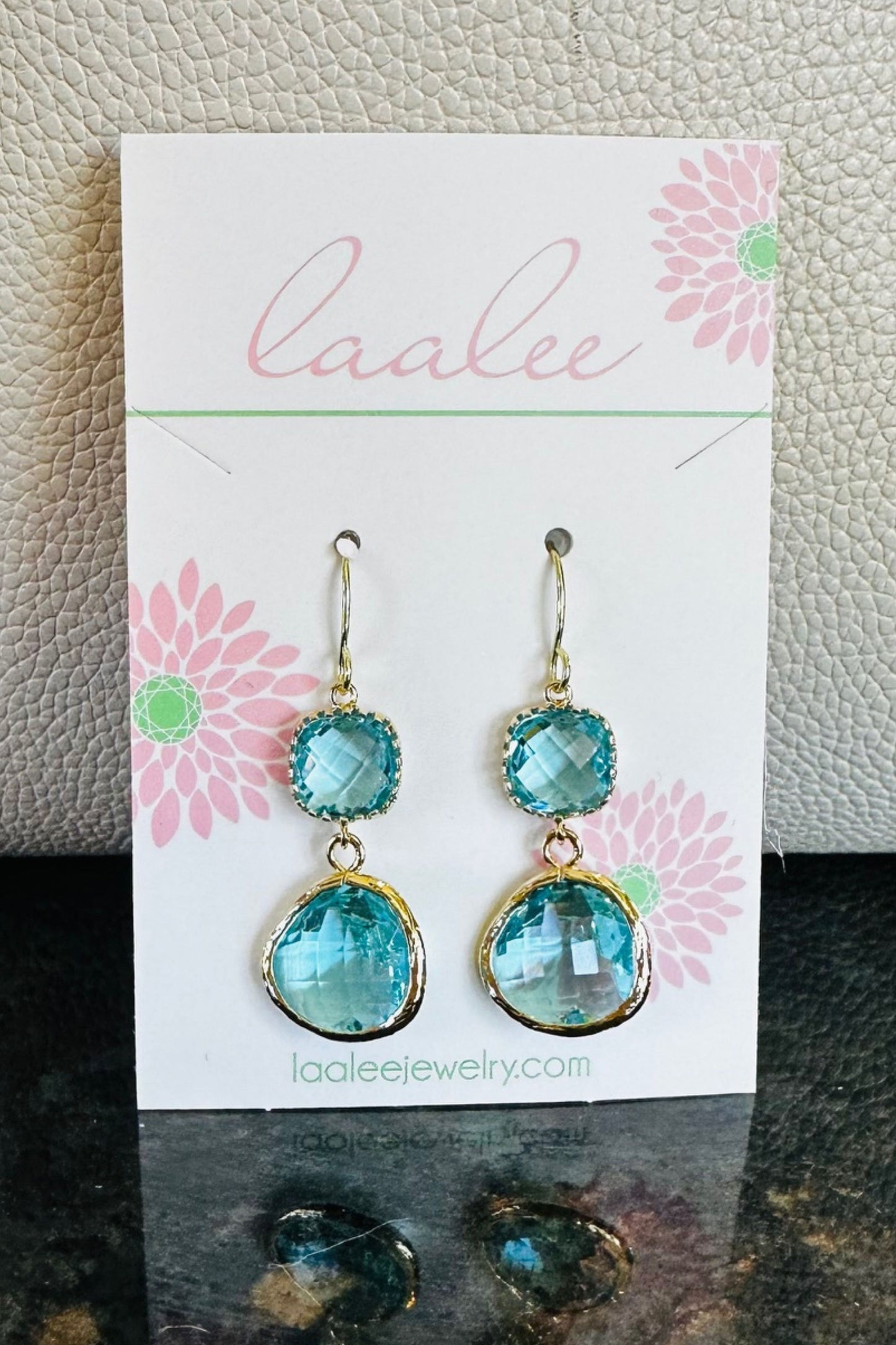 Turquoise Gem Earrings