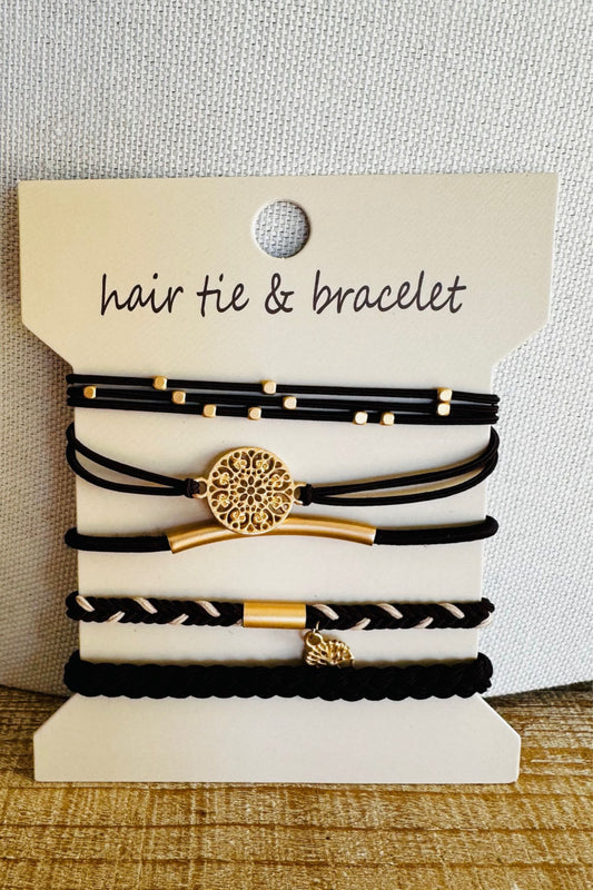 Brown Bracelet Hair Ties