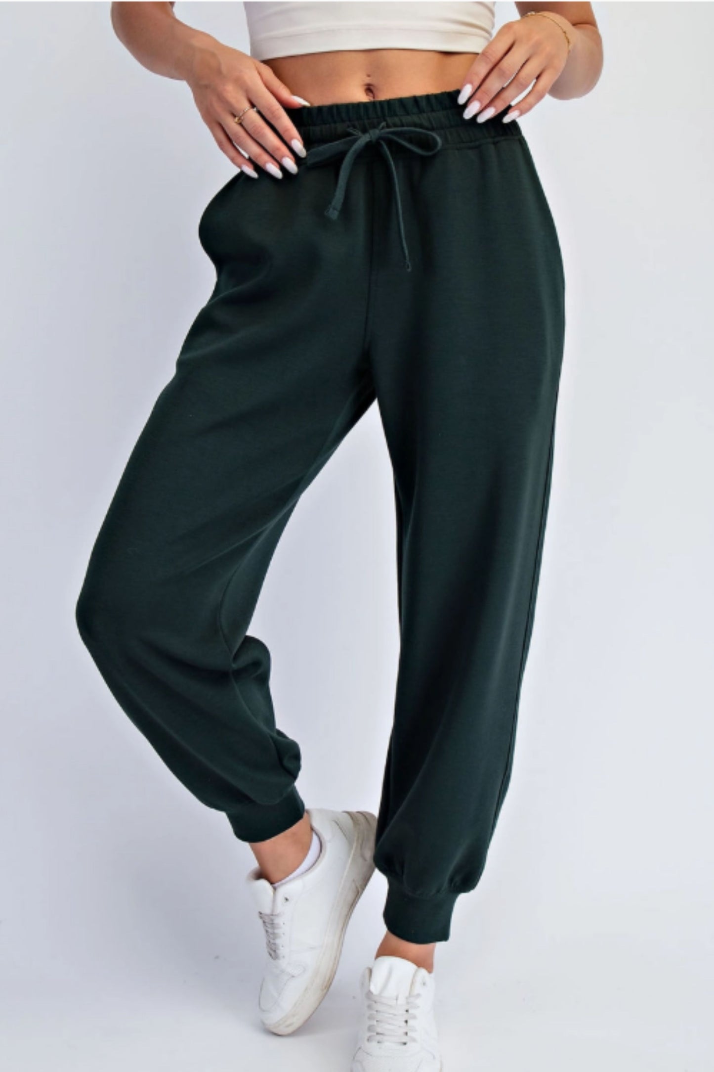 Rae Mode Black Modal Scuba Jogger Pants