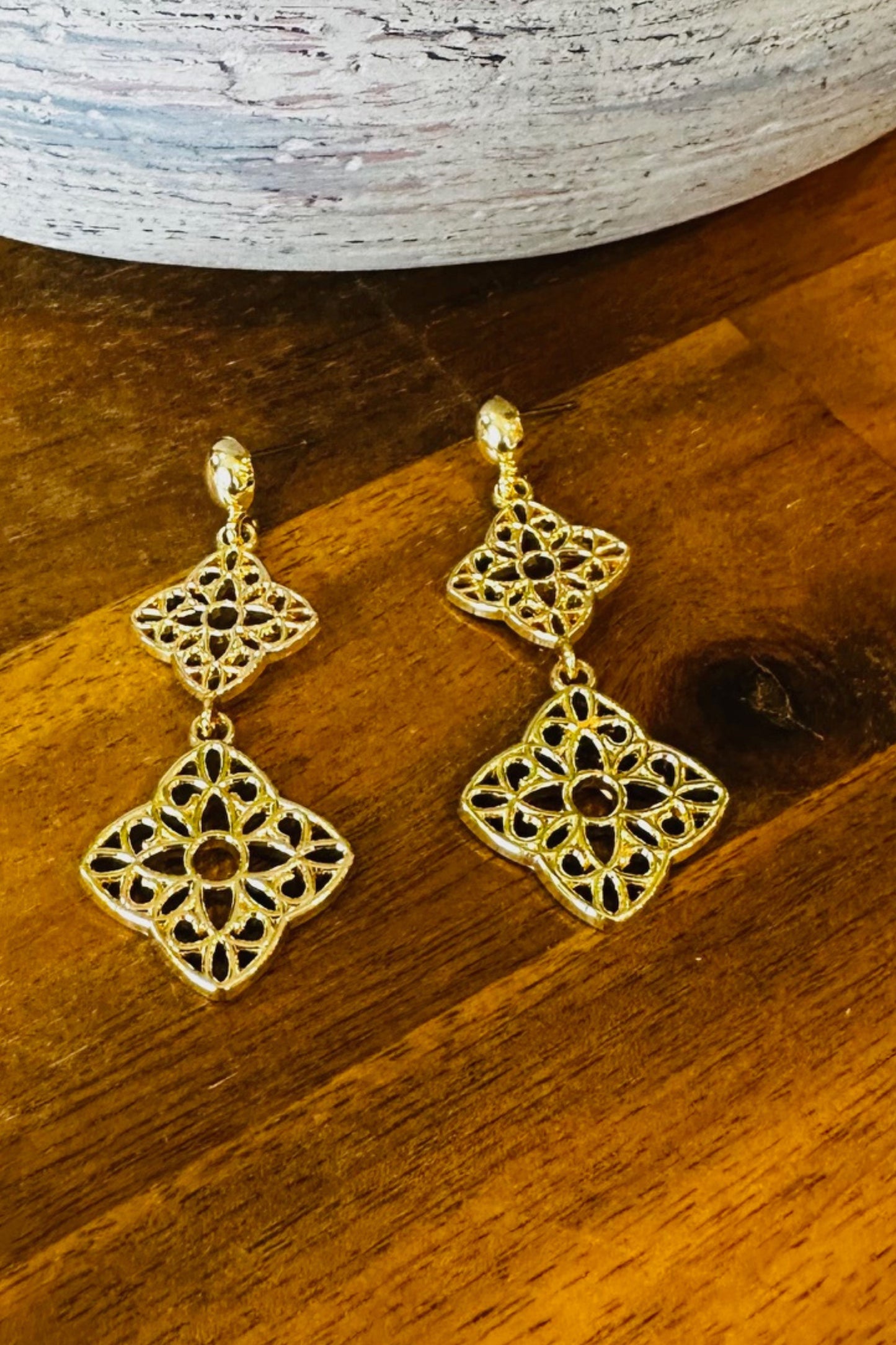 Gold Dangle Earrings