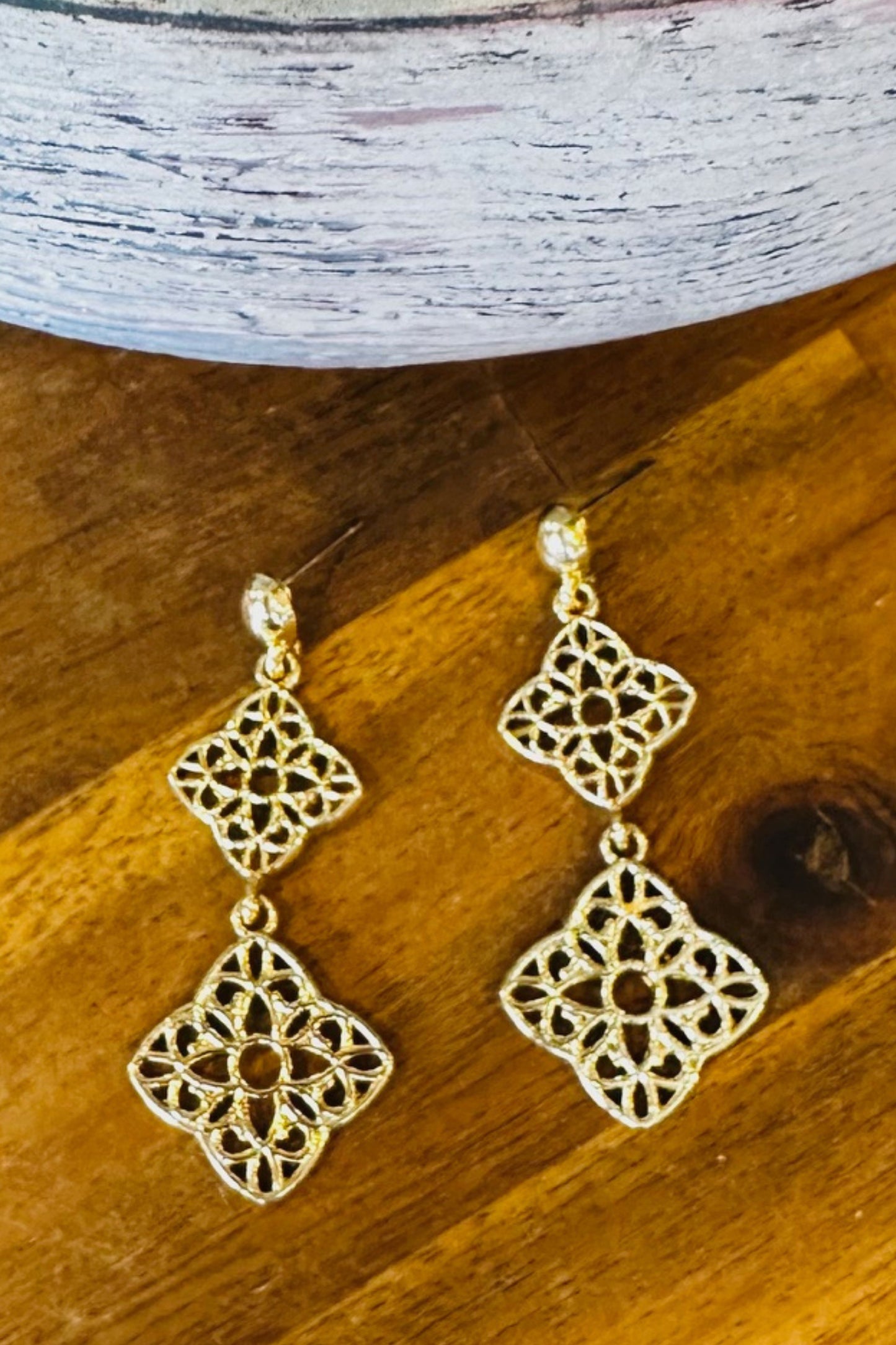 Gold Dangle Earrings
