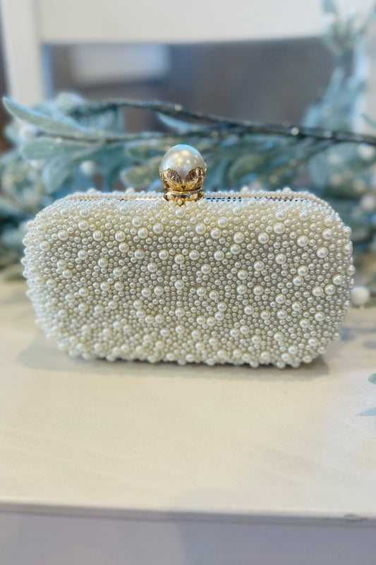 Pearl Clutch Bag