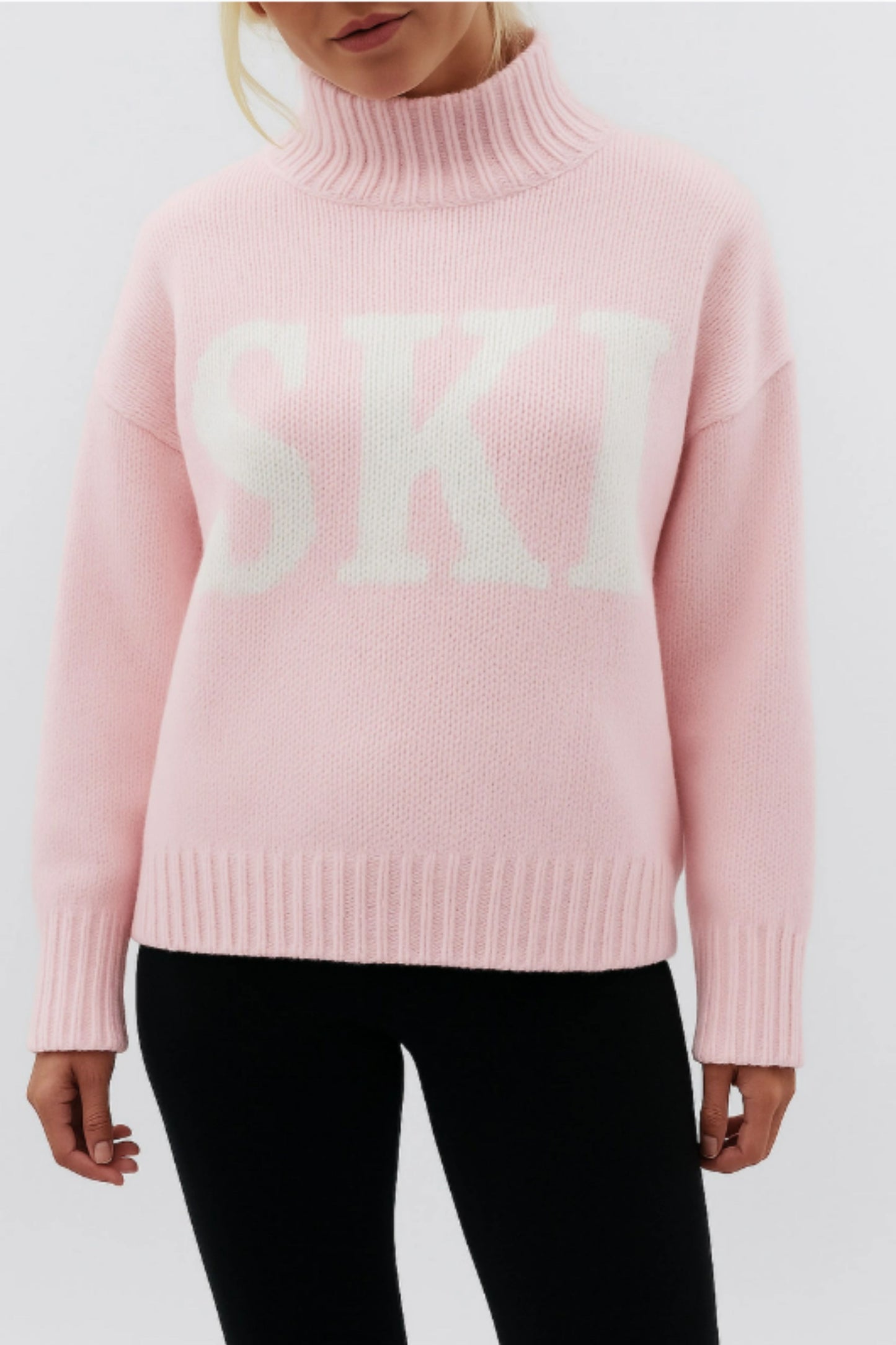 Pink Ski Sweater