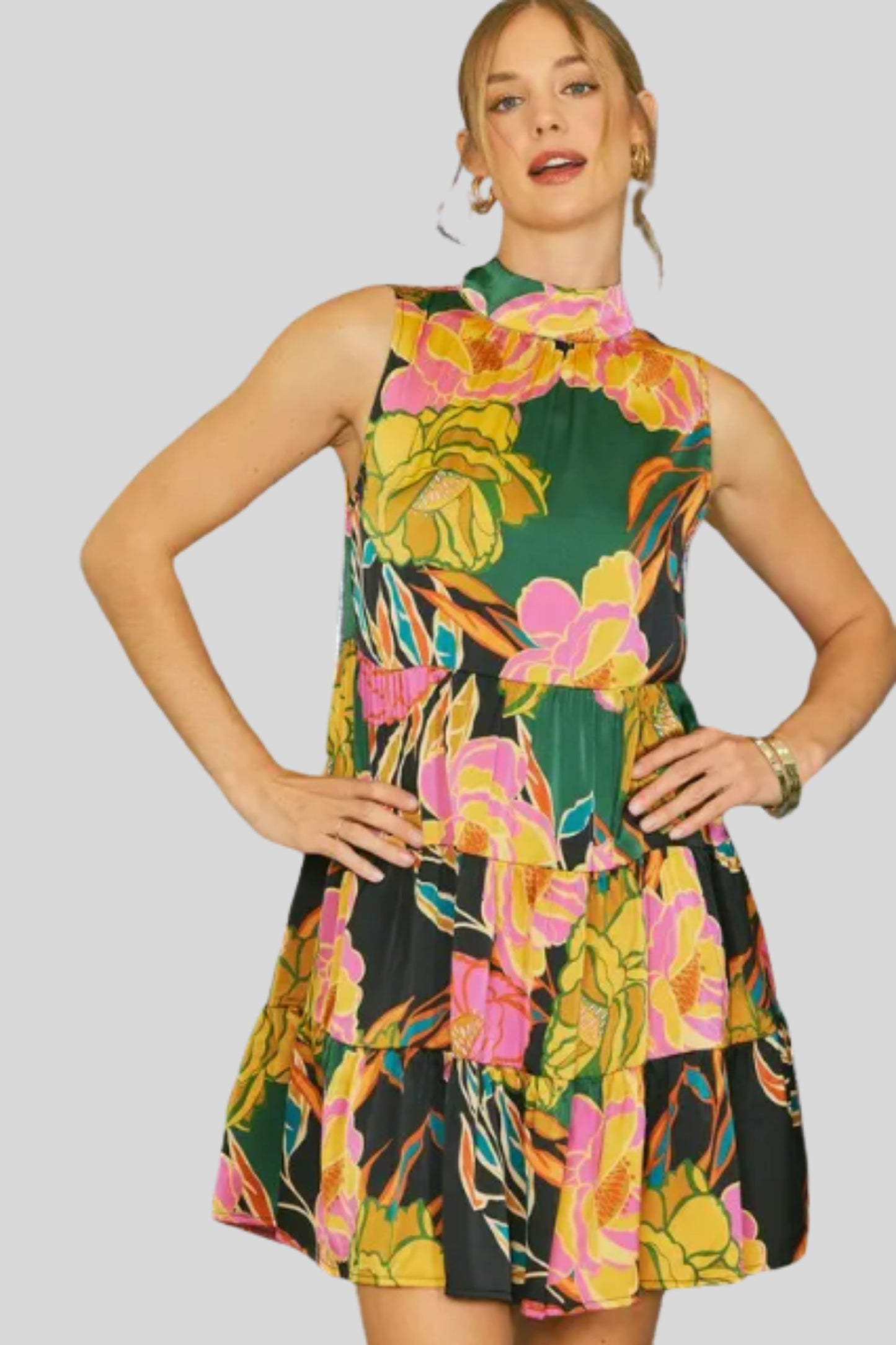 Flower Print Dress