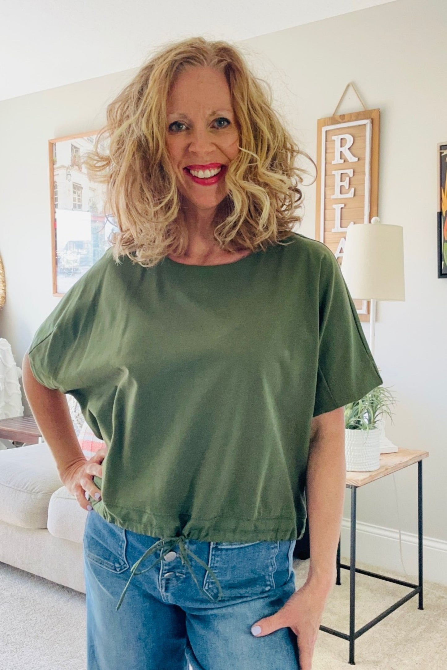 Entro Olive Green Top