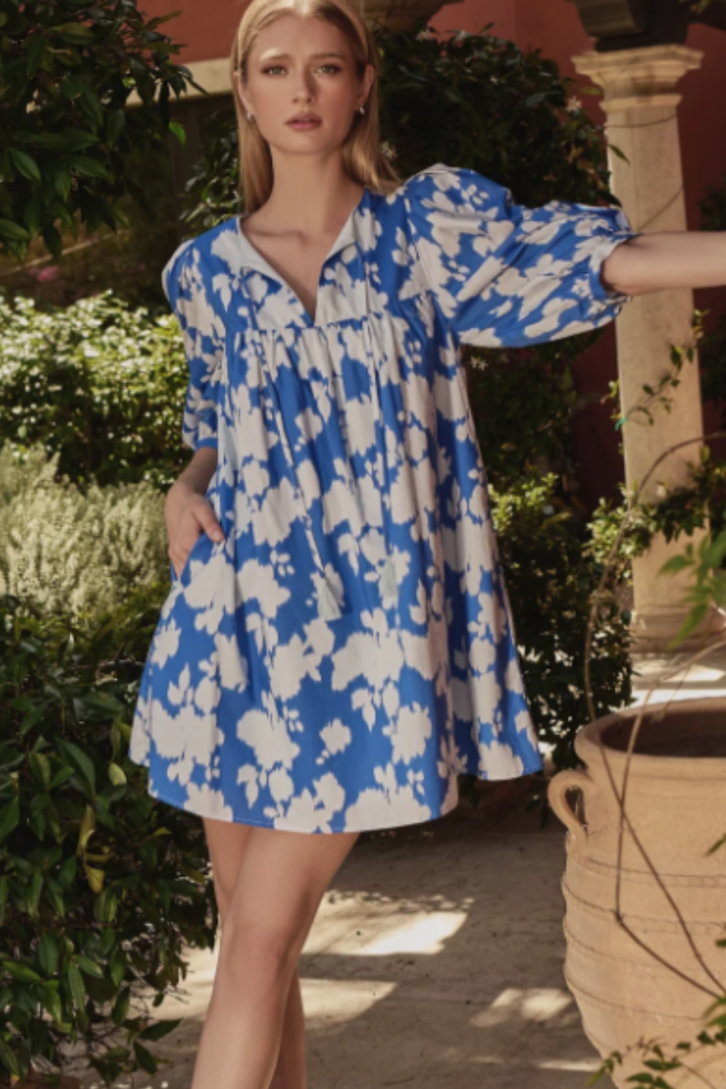 Sugarlips Grafton Floral Chila Babydoll Mini Dress