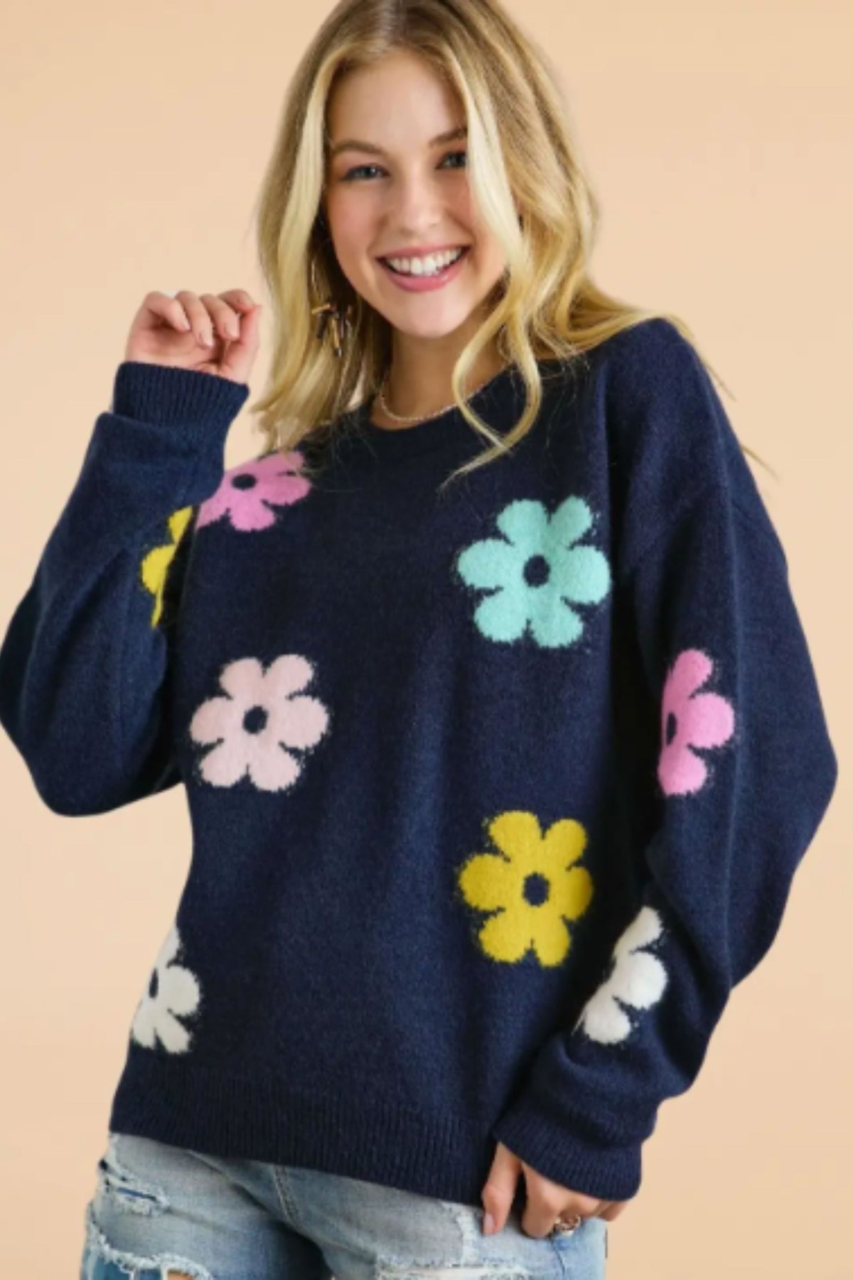 Adora Flower Sweater