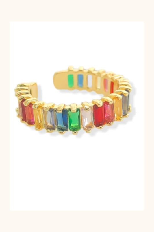 Multicolor Glam Ring