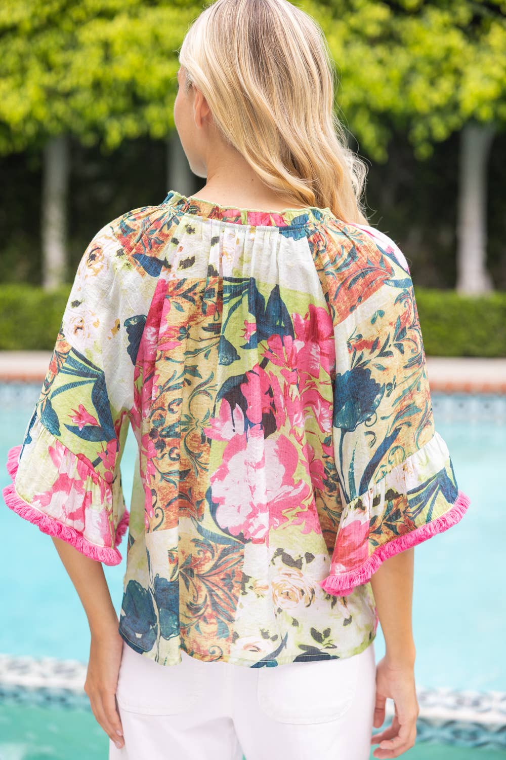 VOY Relaxed Fit Floral Top