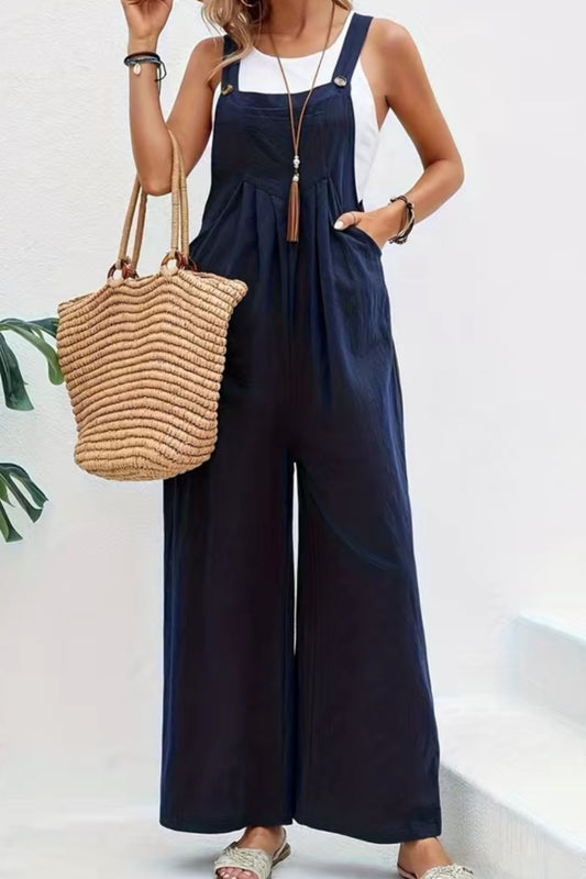 Every Day Navy Blue Jumpsuit