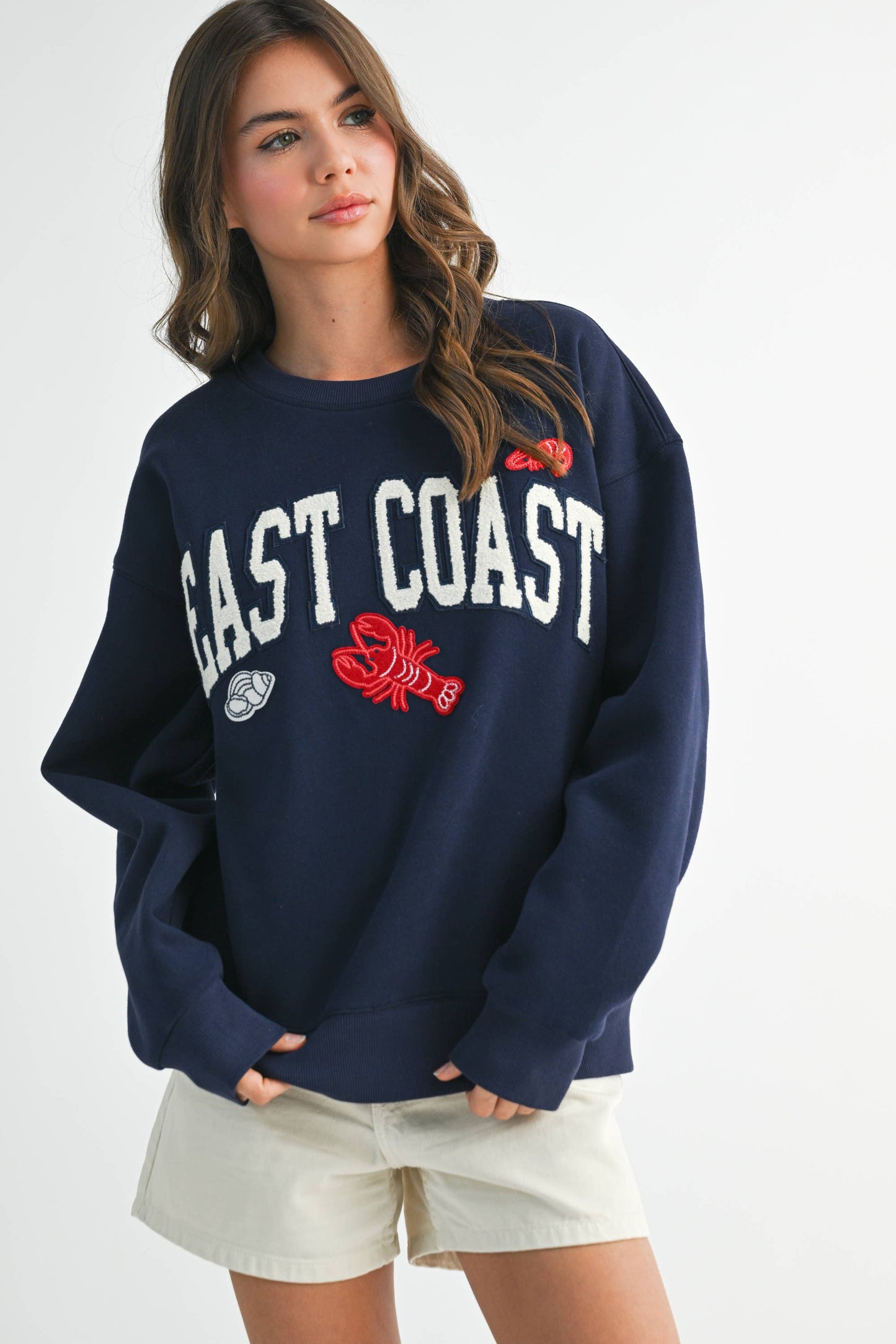 East Coast Navy Blue Sweatshirt