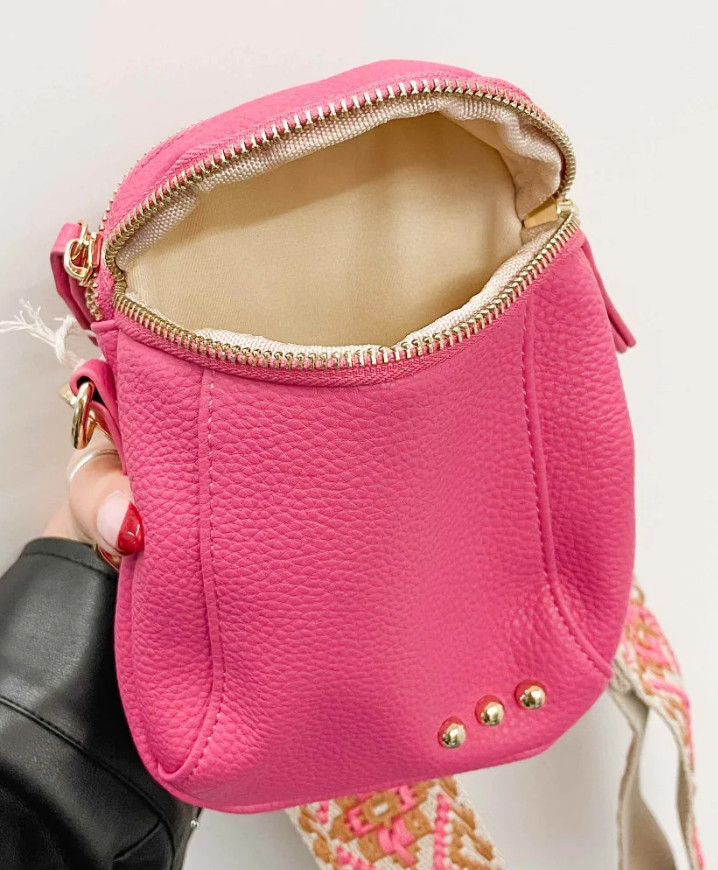Pink Ellie Crossbody Bag