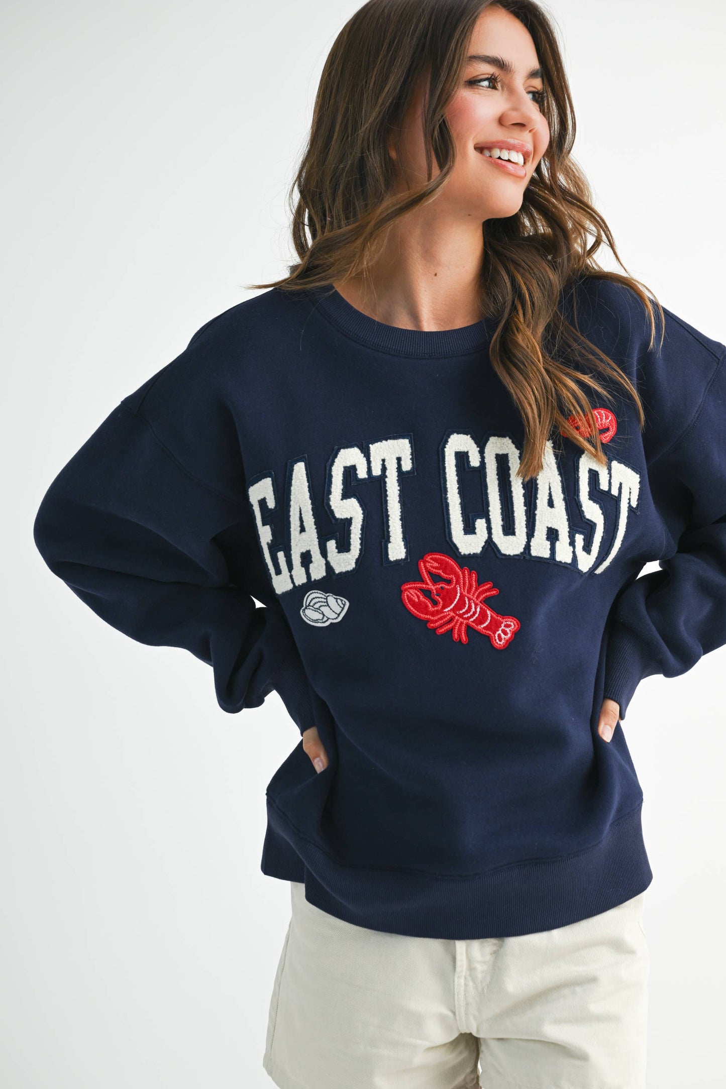 East Coast Navy Blue Sweatshirt