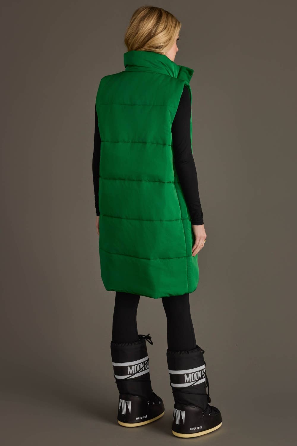 Kelly Green Long Vest