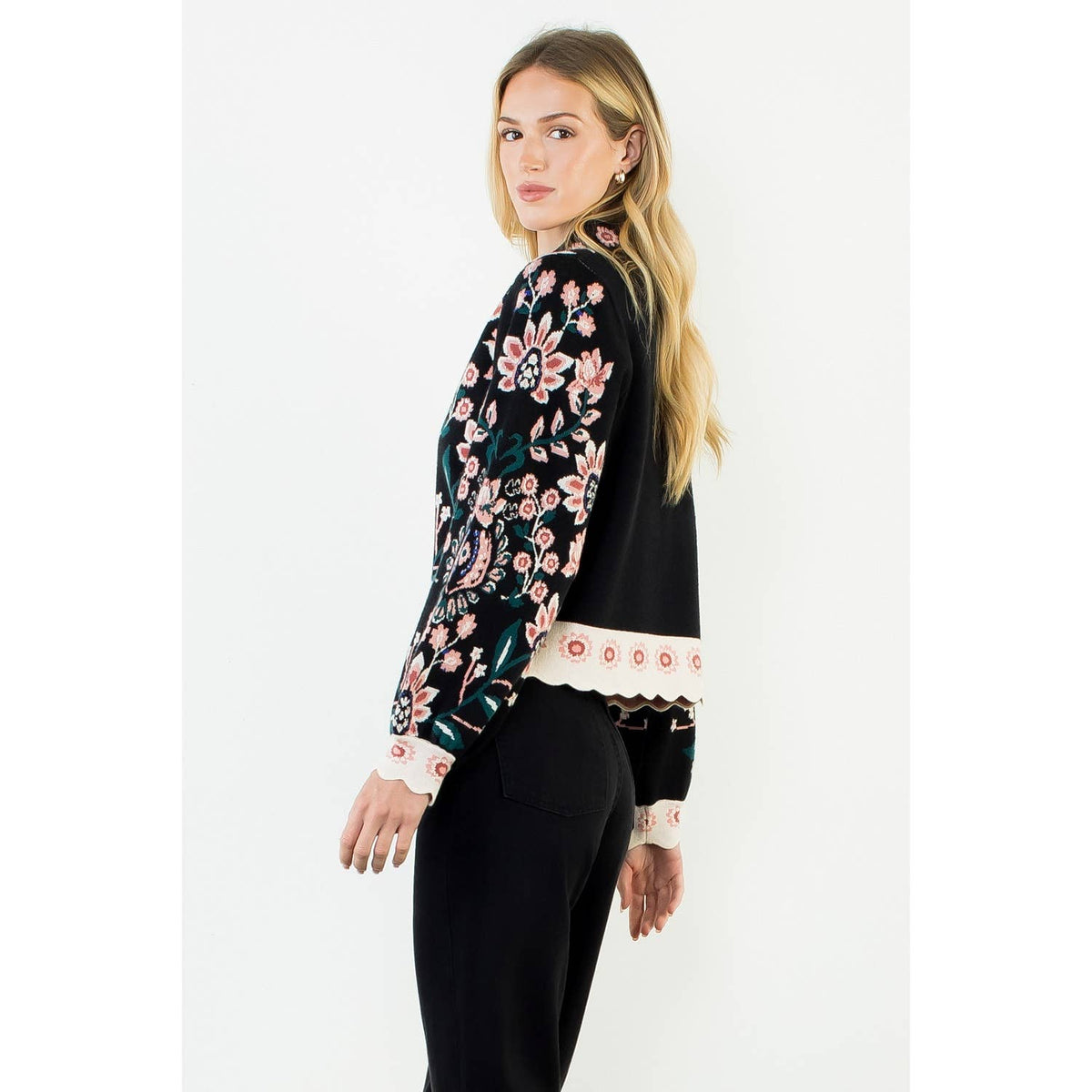 THML Floral Sweater