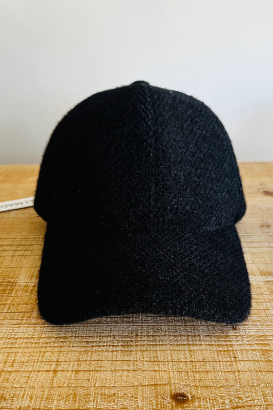 Black Fuzzy Hat